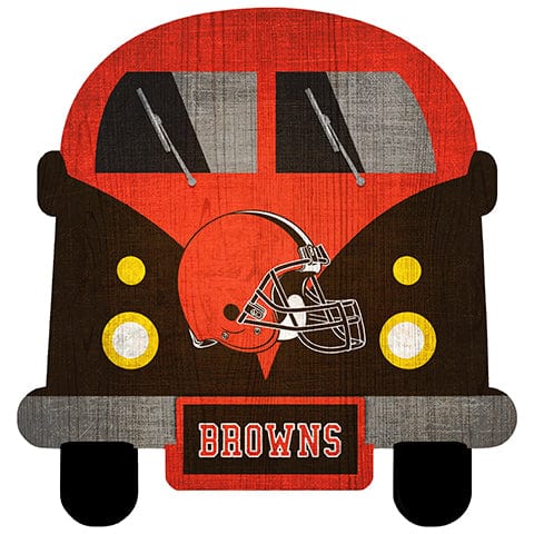 fan creations Cleveland Browns 12" Team Bus Sign