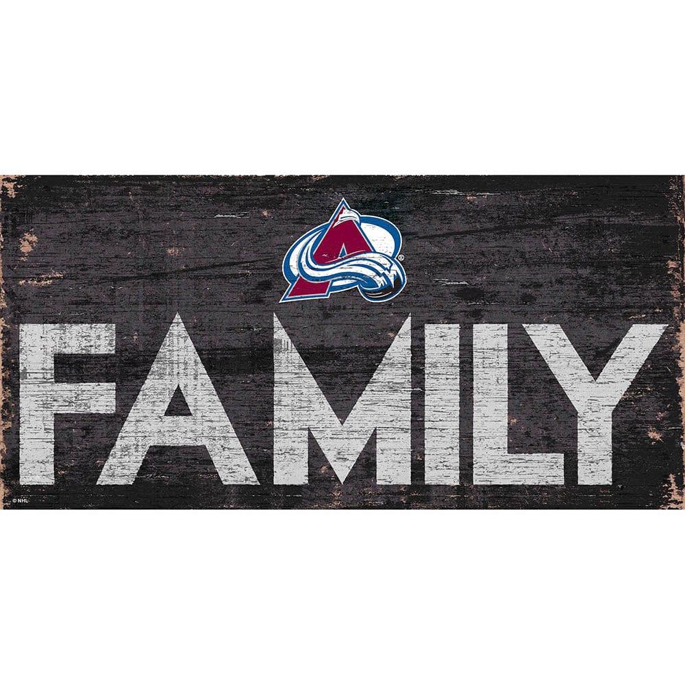 fan creations Colorado Avalanche Family 6x12