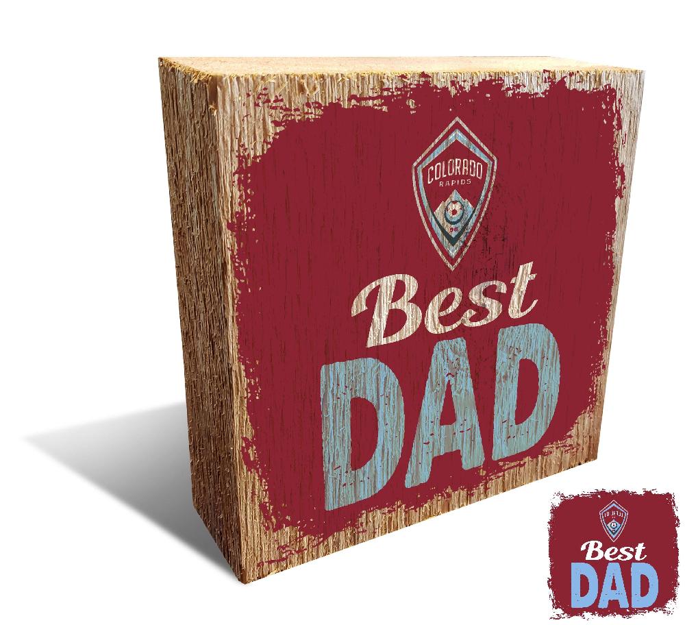 fan creations Colorado Rapids Best Dad Block