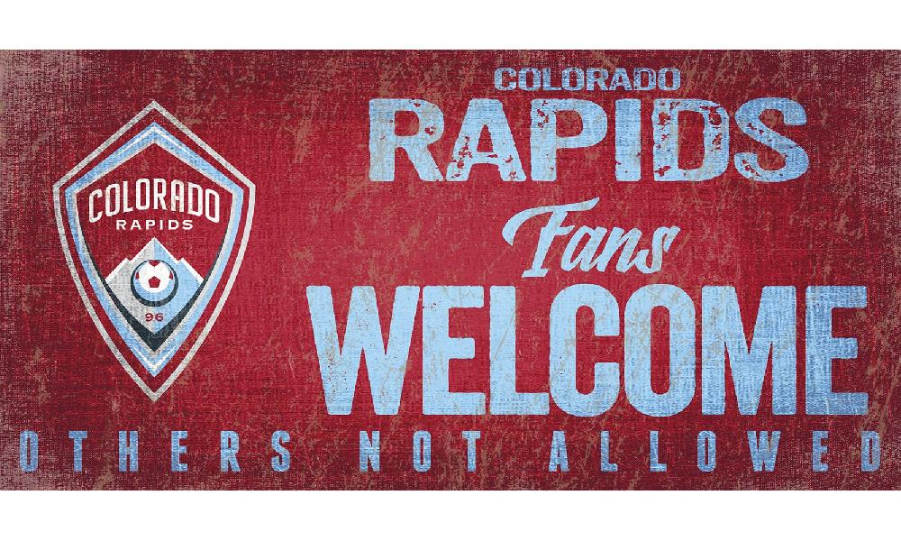fan creations Colorado Rapids Fans Welcome Sign