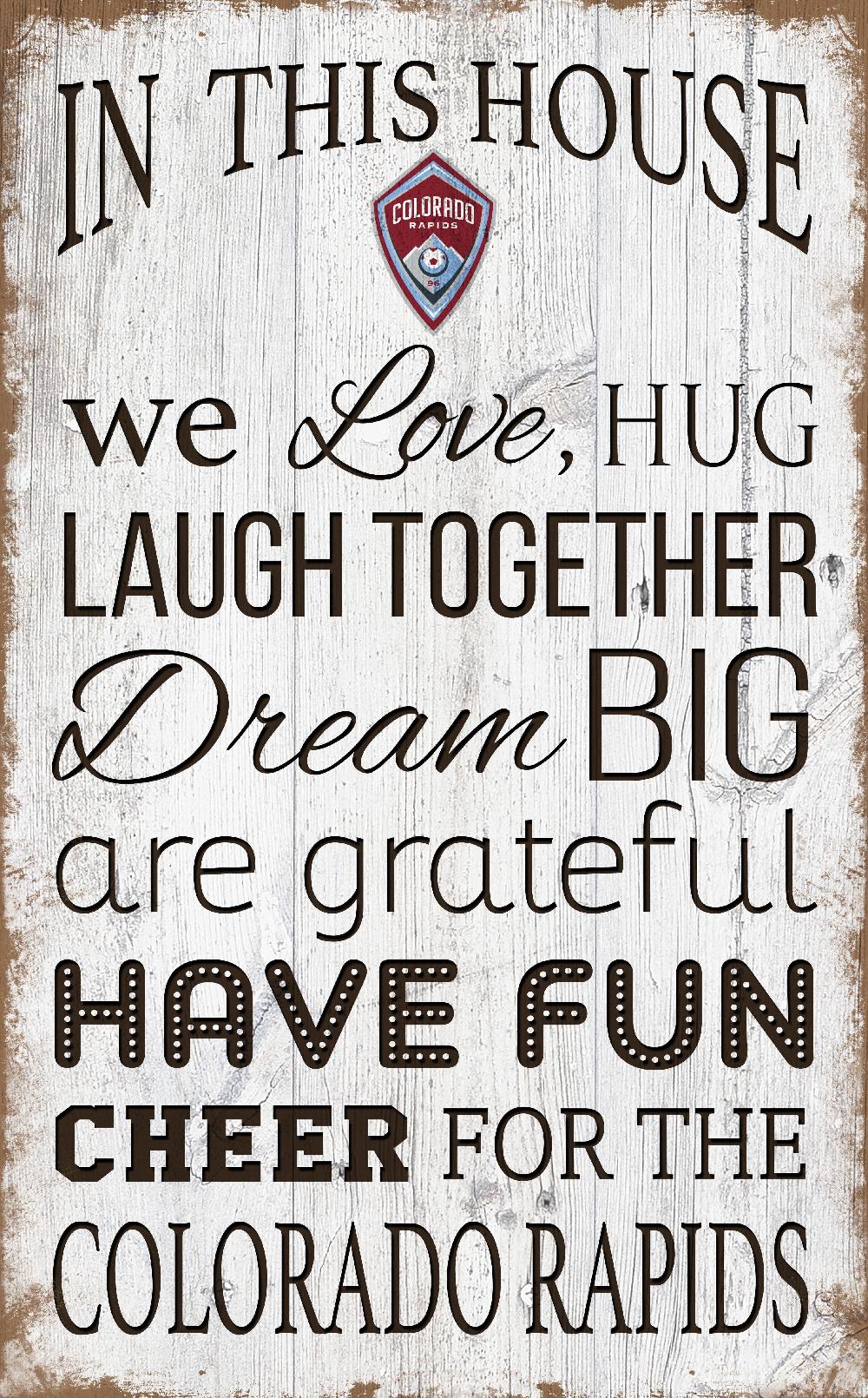 fan creations Colorado Rapids In This House 11x19