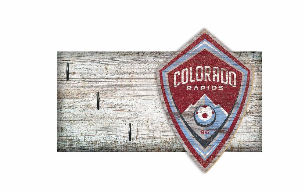 fan creations Colorado Rapids Key Holder 6x12