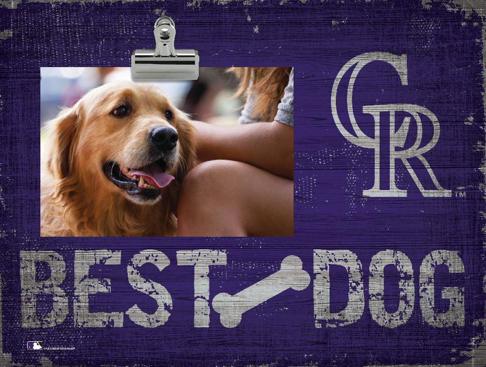fan creations Colorado Rockies Best Dog Clip Frame