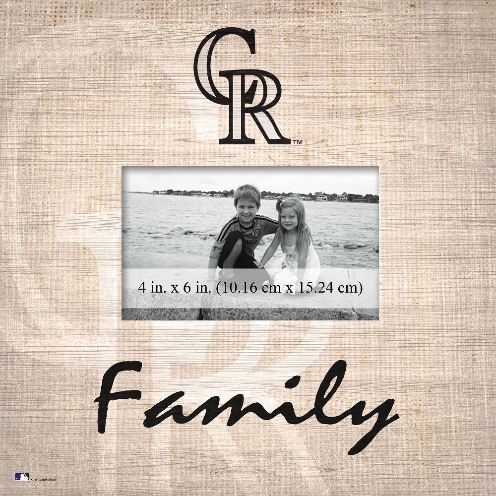 fan creations Colorado Rockies Family Frame