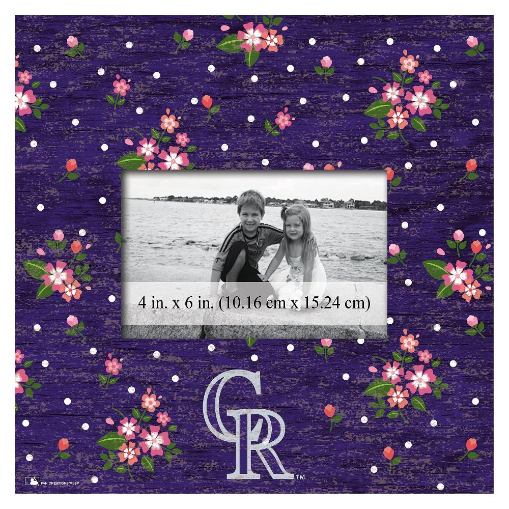 fan creations Colorado Rockies Floral 10x10 Frame