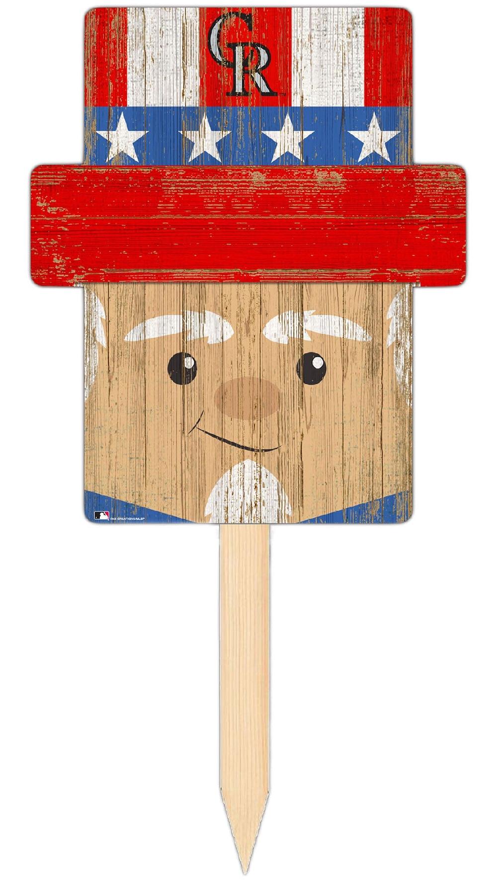 fan creations Colorado Rockies Uncle Sam Head Yard