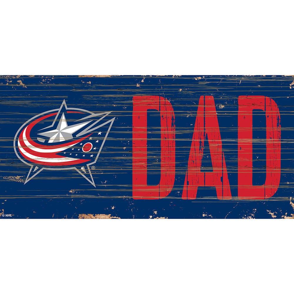 fan creations Columbus Blue Jackets DAD 6x12 Sign