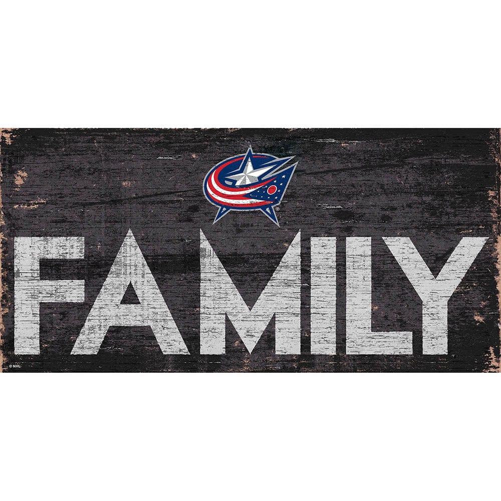 fan creations Columbus Blue Jackets Family 6x12