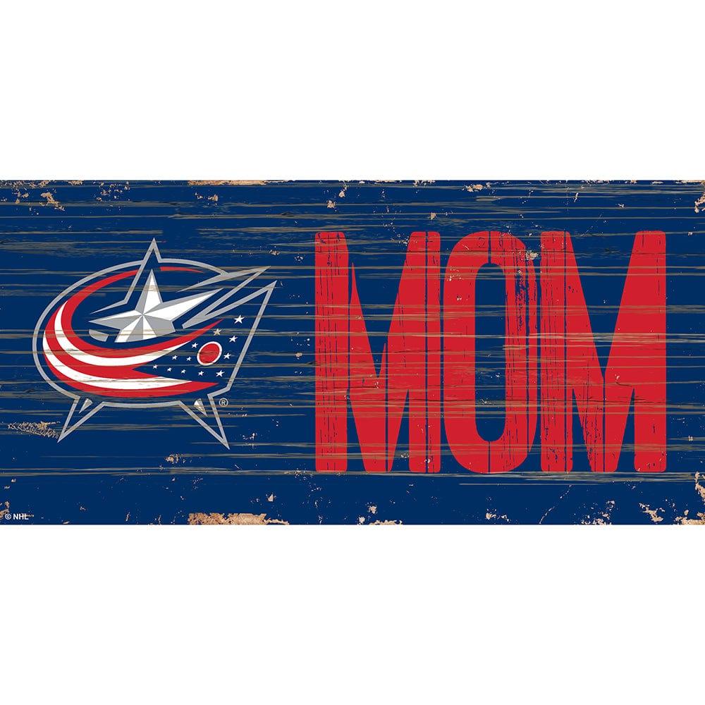 fan creations Columbus Blue Jackets MOM 6x12 Sign