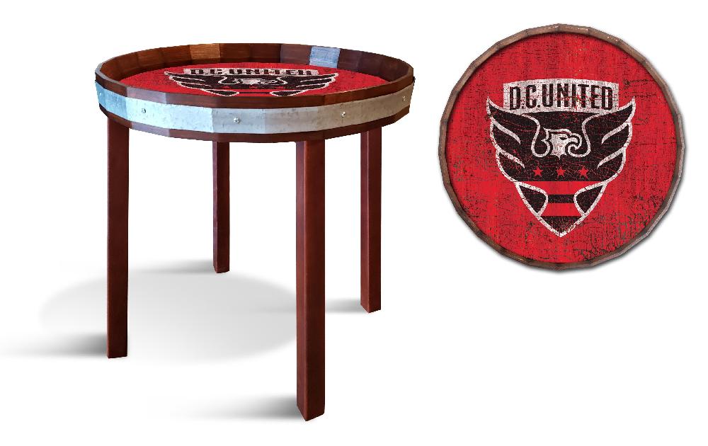 fan creations D.C. United Barrel Top Side Table
