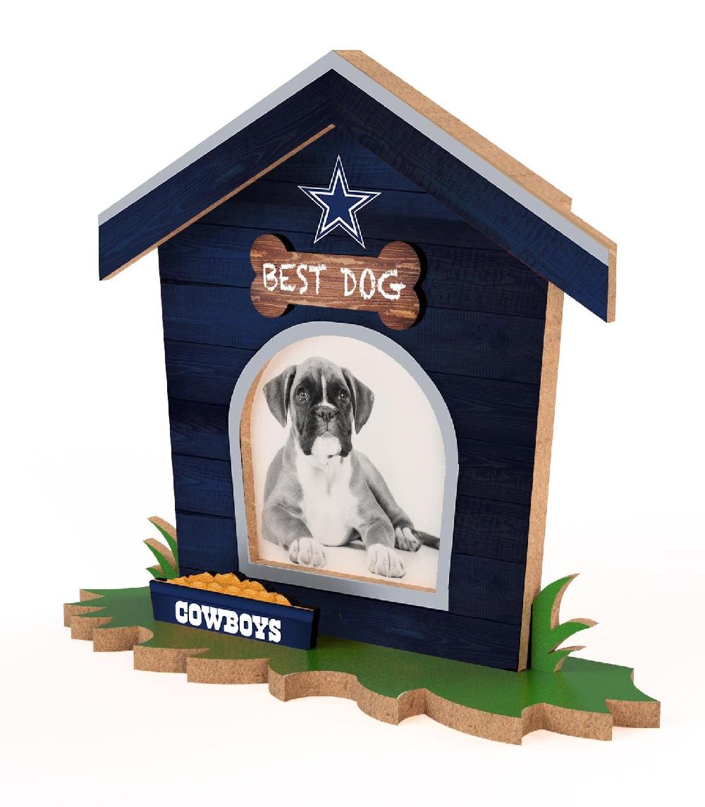 fan creations Dallas Cowboys Dog House Frame