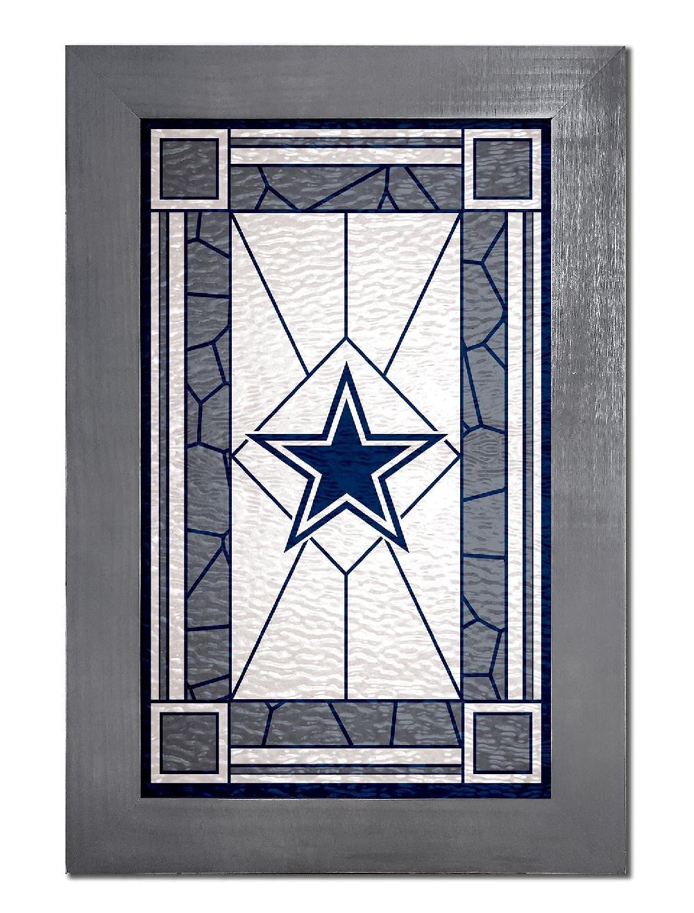 fan creations Dallas Cowboys Stained Glass 11x19