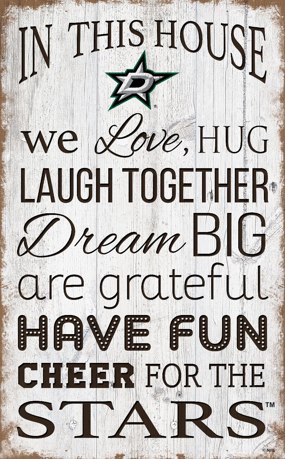 fan creations Dallas Stars In This House 11x19