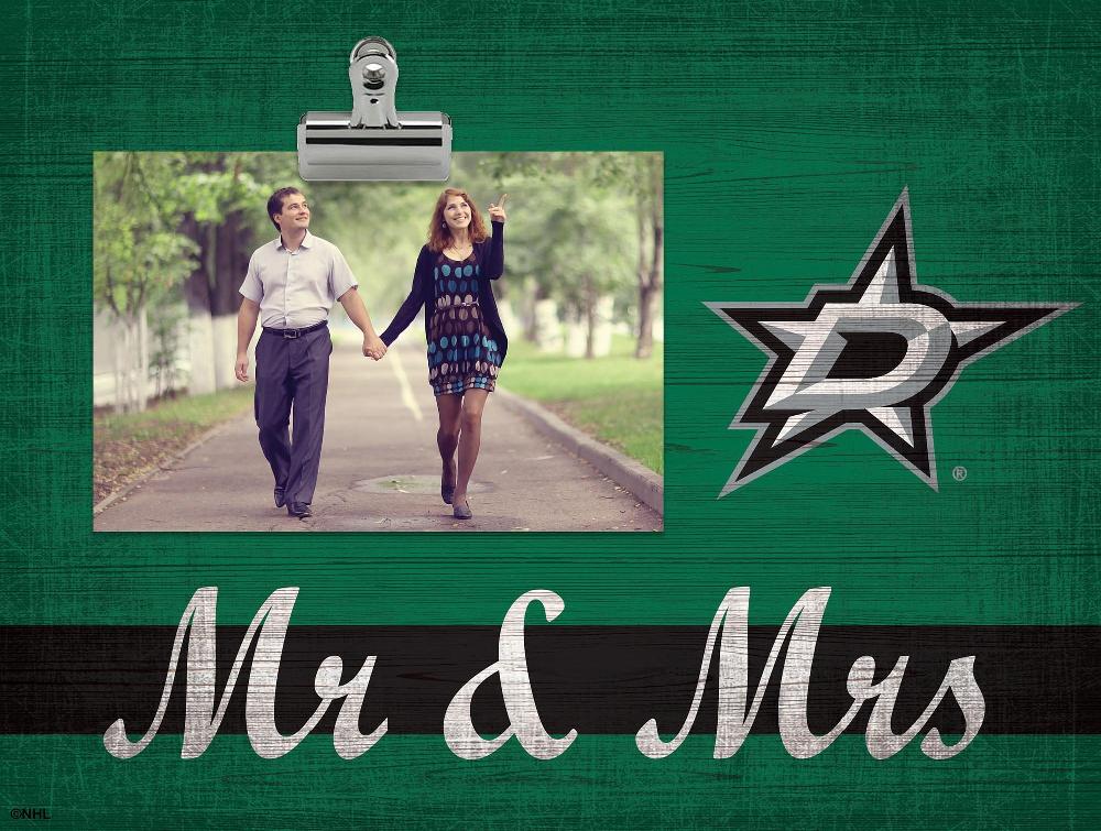 fan creations Dallas Stars Mr & Mrs Clip Frame