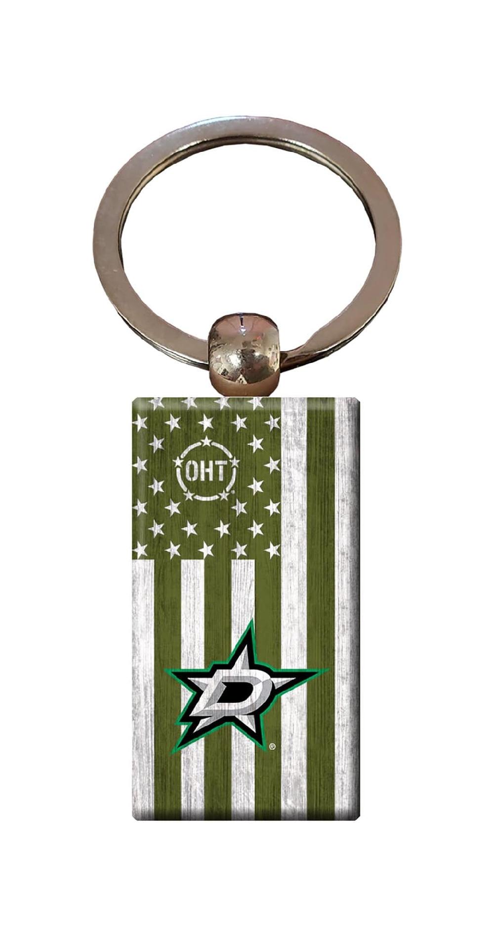 fan creations Dallas Stars OHT Flag Keychain