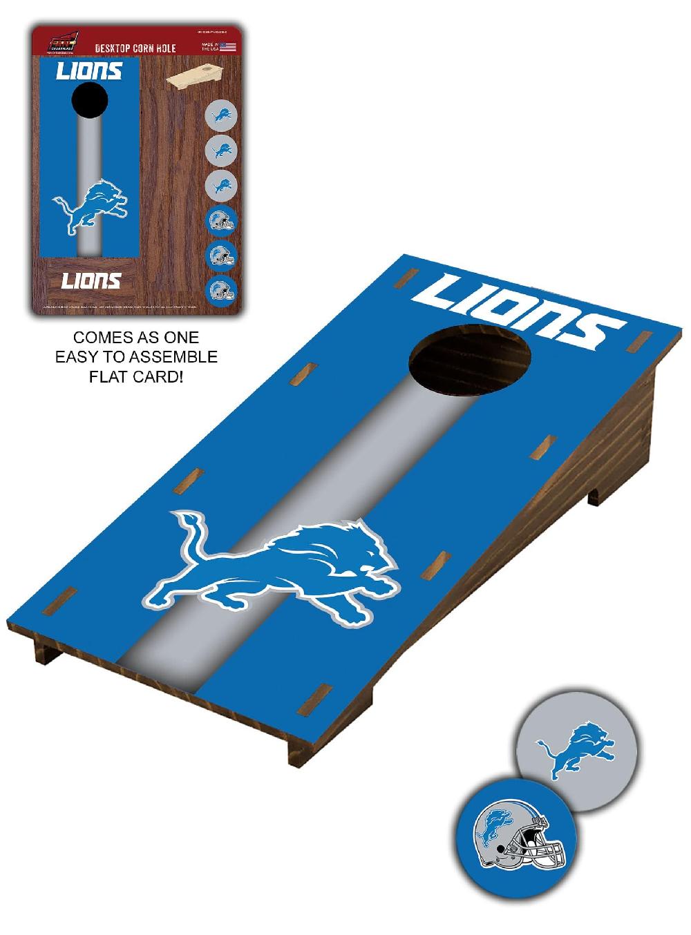 fan creations Detroit Lions Desktop Cornhole