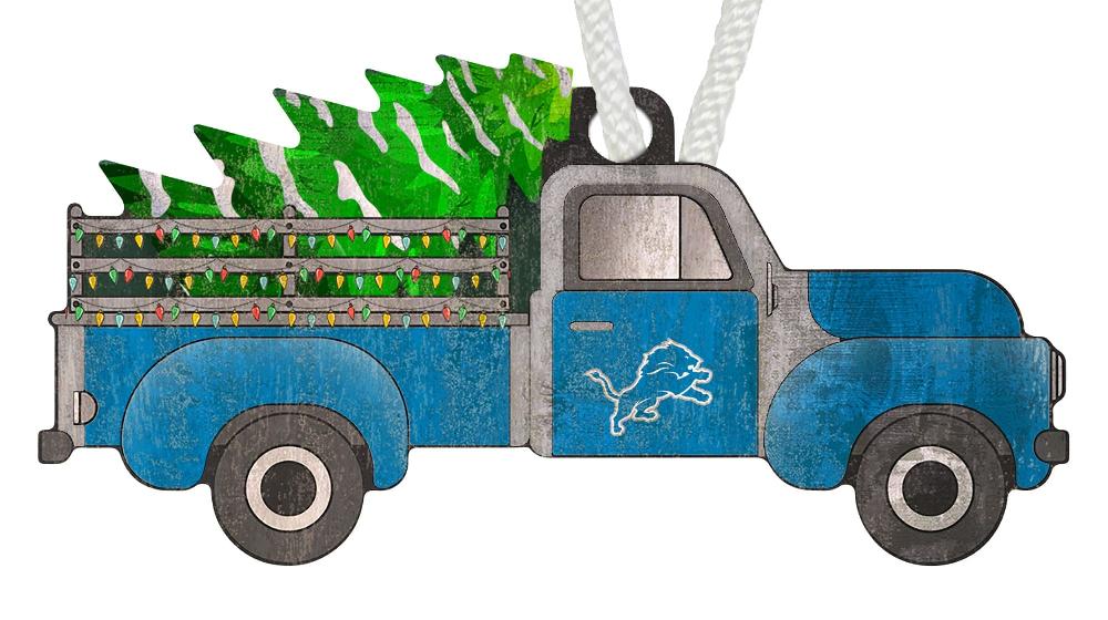 fan creations Detroit Lions Truck Ornament