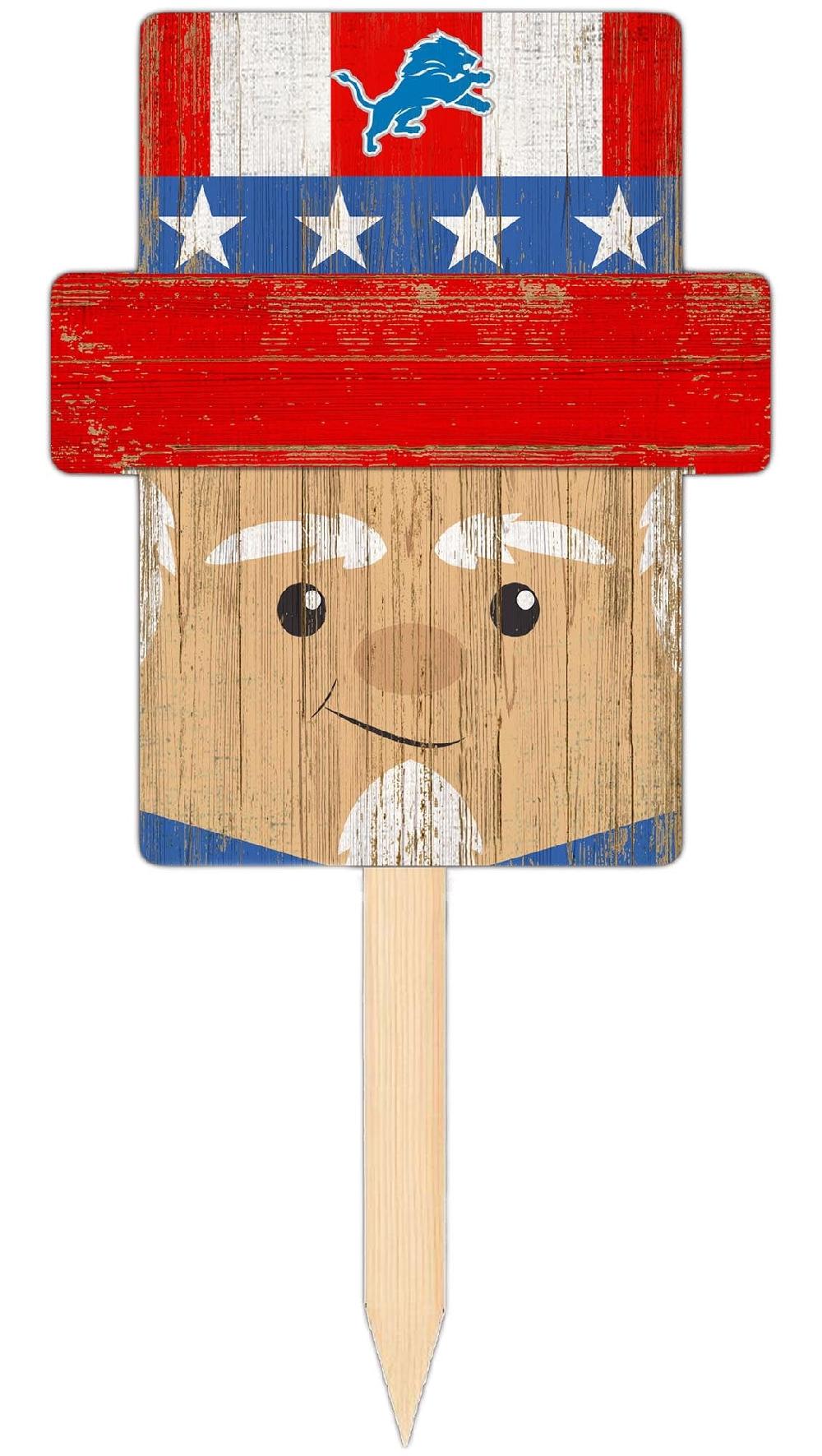 Fan Creations Detroit Lions Uncle Sam Head Yard