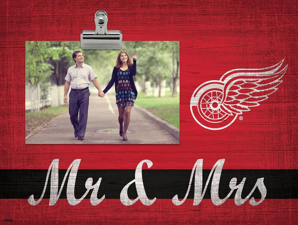 fan creations Detroit Red Wings Mr & Mrs Clip Frame