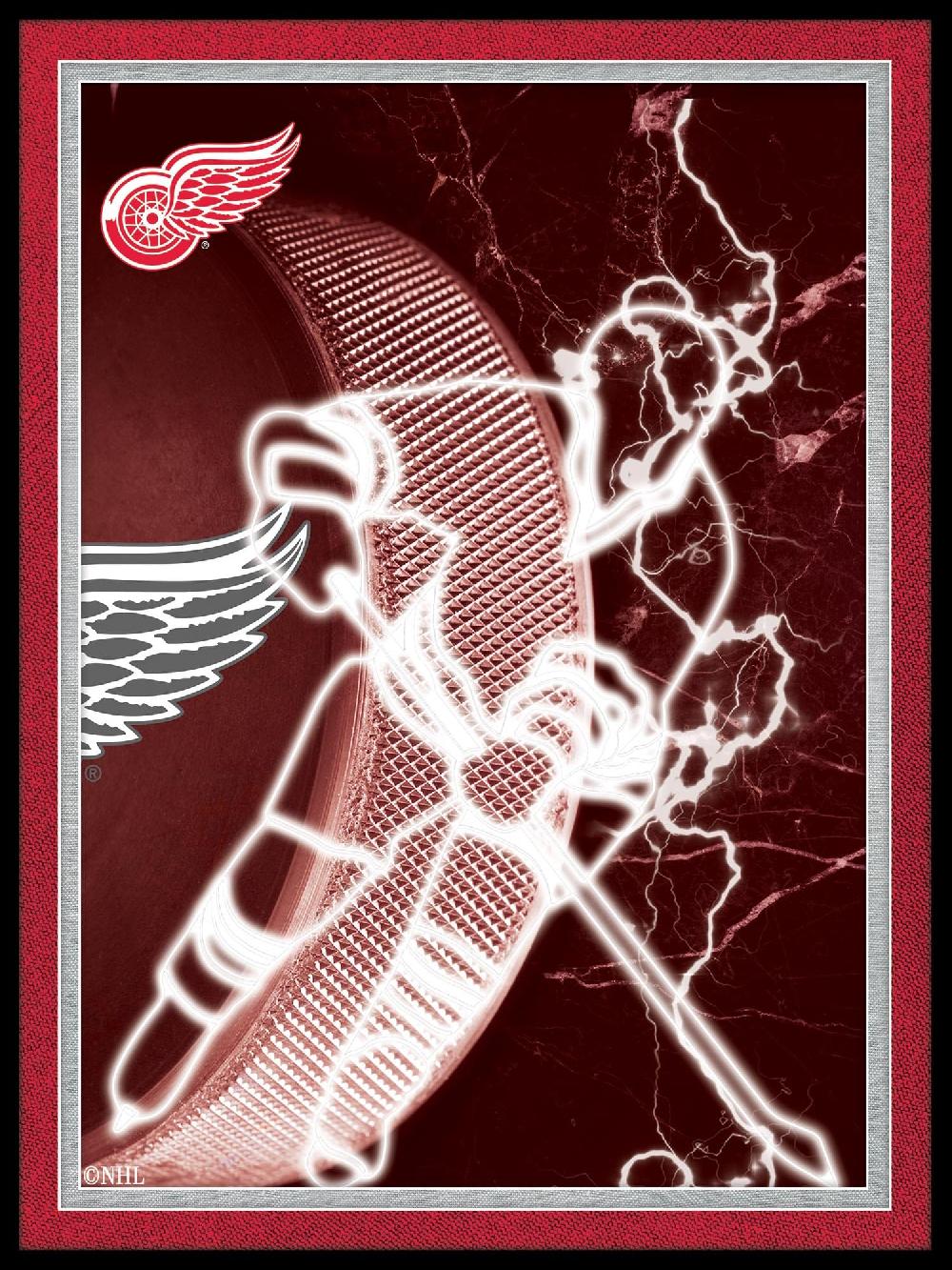 fan creations Detroit Red Wings Neon Player 12x16