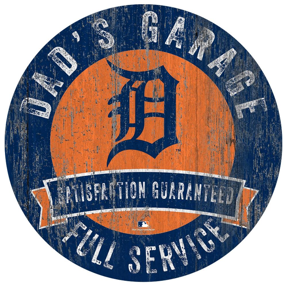 fan creations Detroit Tigers Dad's Garage Sign