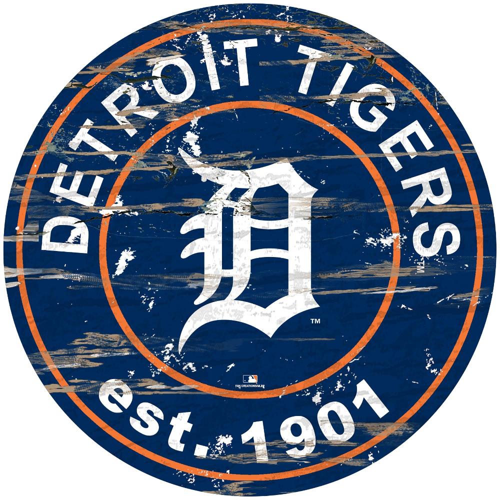 fan creations Detroit Tigers Distressed 24" Circle