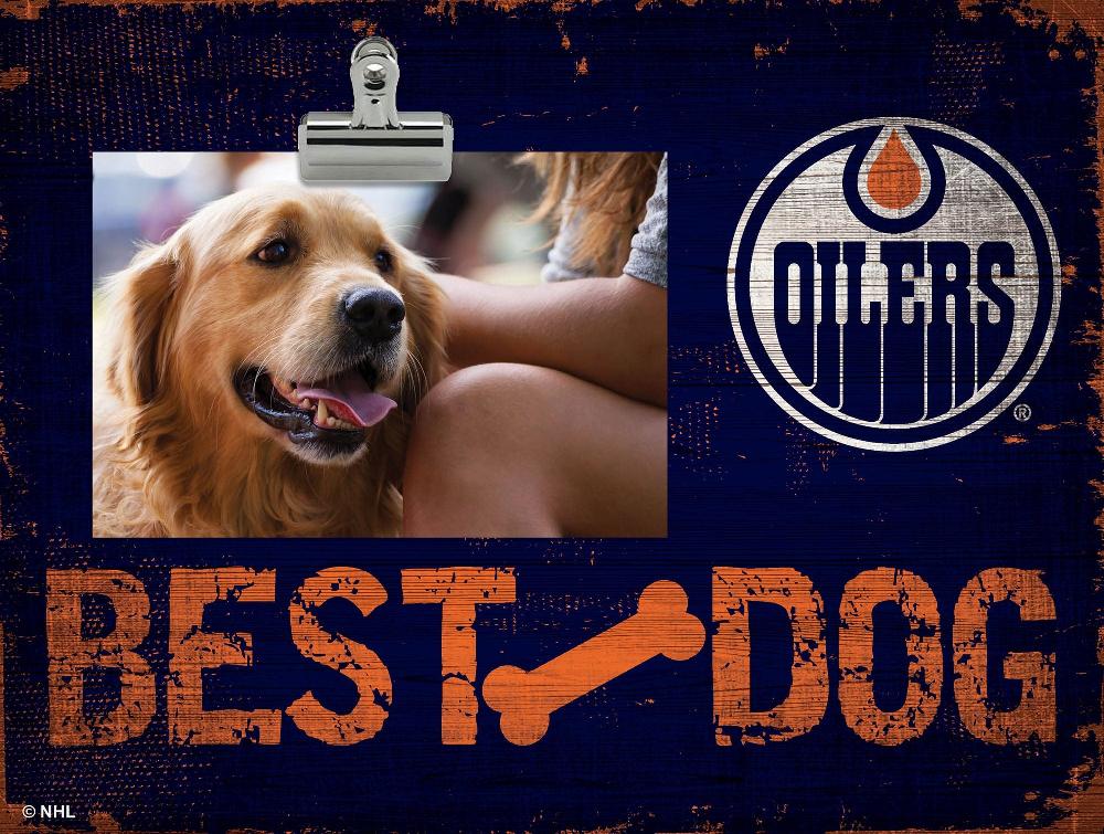 fan creations Edmonton Oilers Best Dog Clip Frame