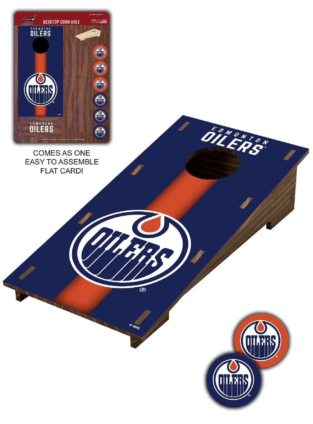 fan creations Edmonton Oilers Desktop Cornhole