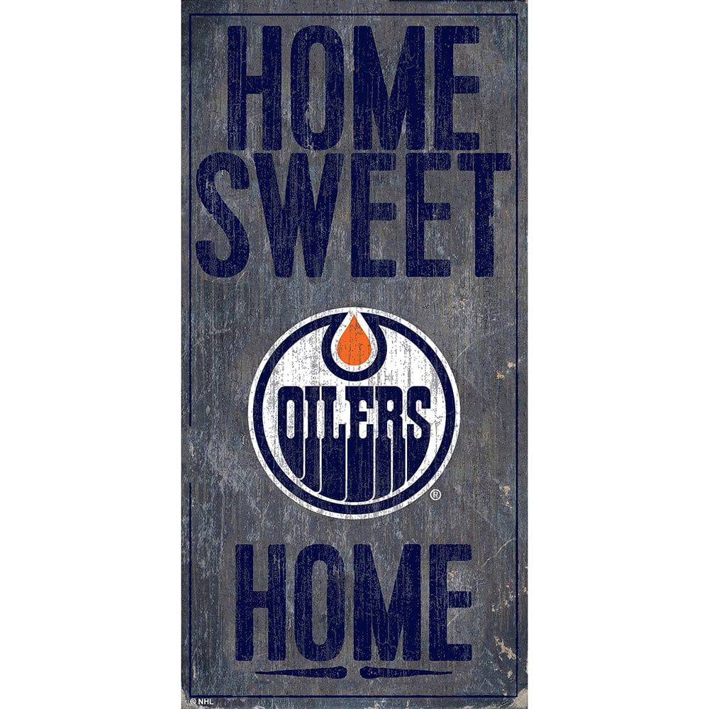 fan creations Edmonton Oilers Home Sweet Home 6x12