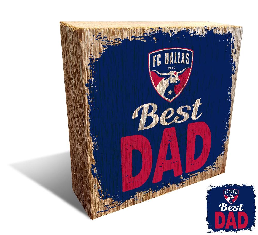 fan creations FC Dallas Best Dad Block