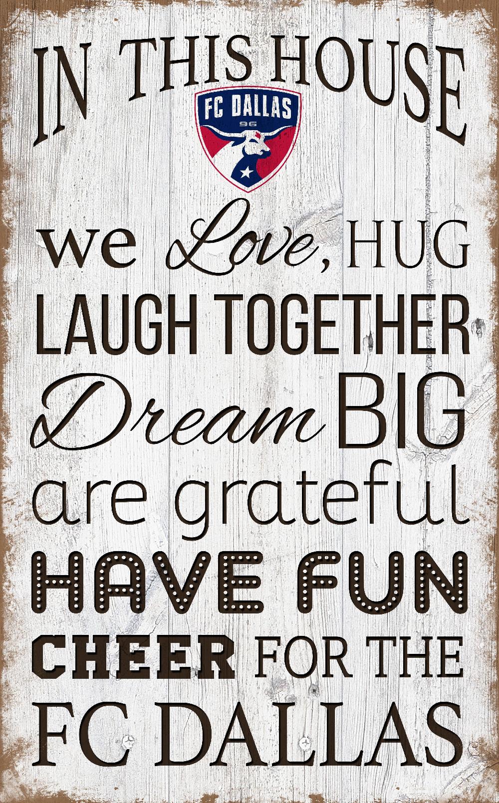 fan creations FC Dallas In This House 11x19