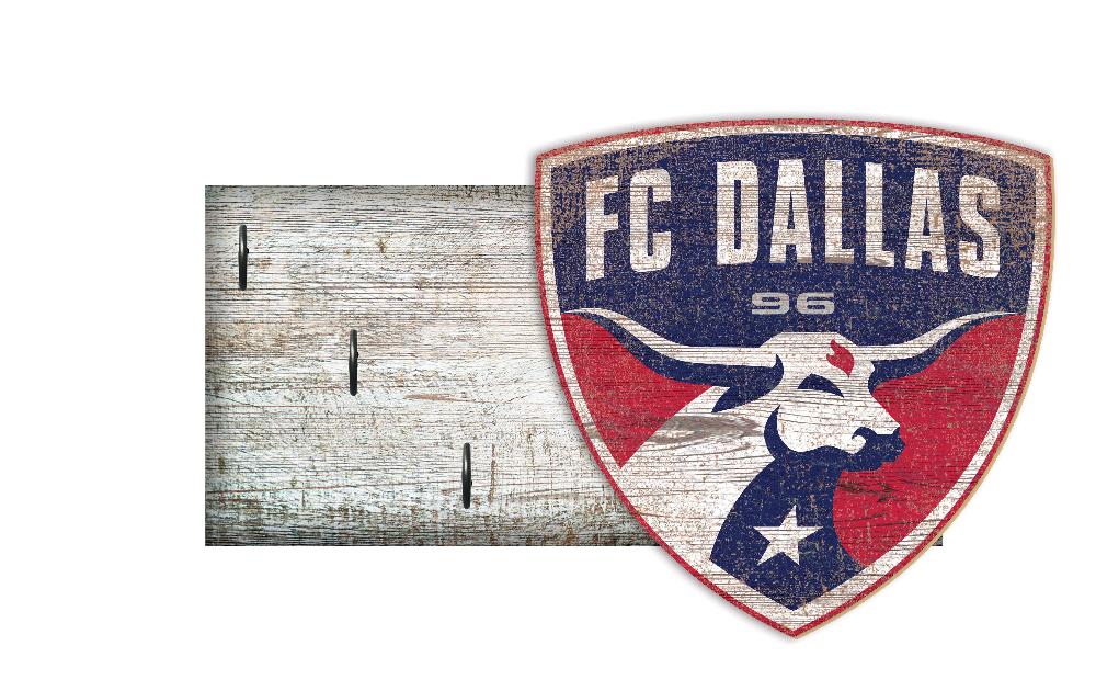 fan creations FC Dallas Key Holder 6x12