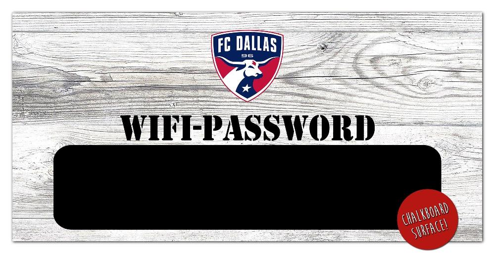 fan creations FC Dallas Wifi Password 6x12 Sign