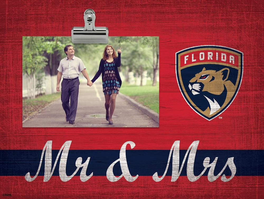 fan creations Florida Panthers Mr & Mrs Clip Frame