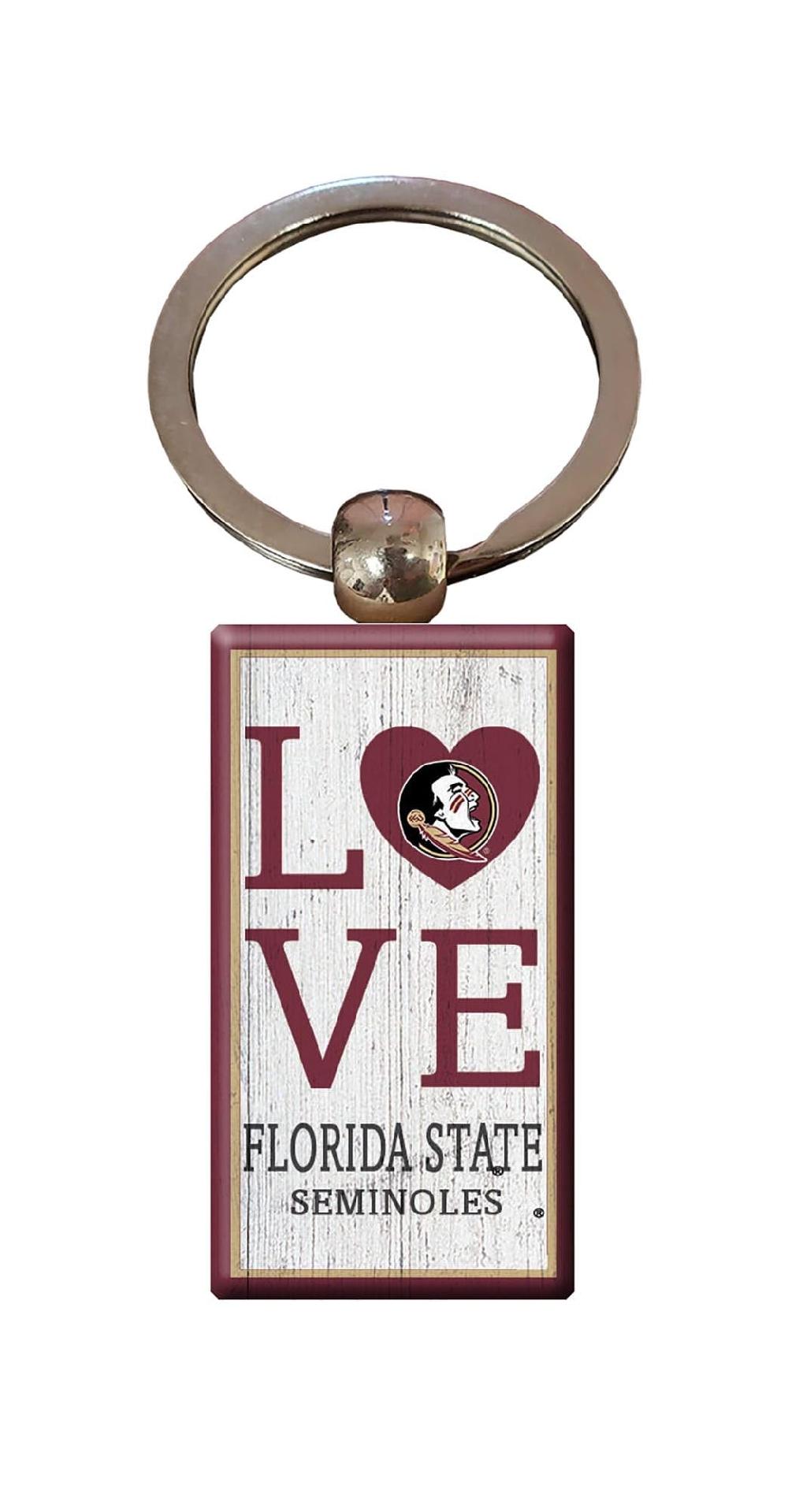 fan creations Florida State Love Keychain