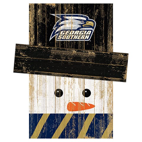 fan creations Georgia Southern Snowman Head