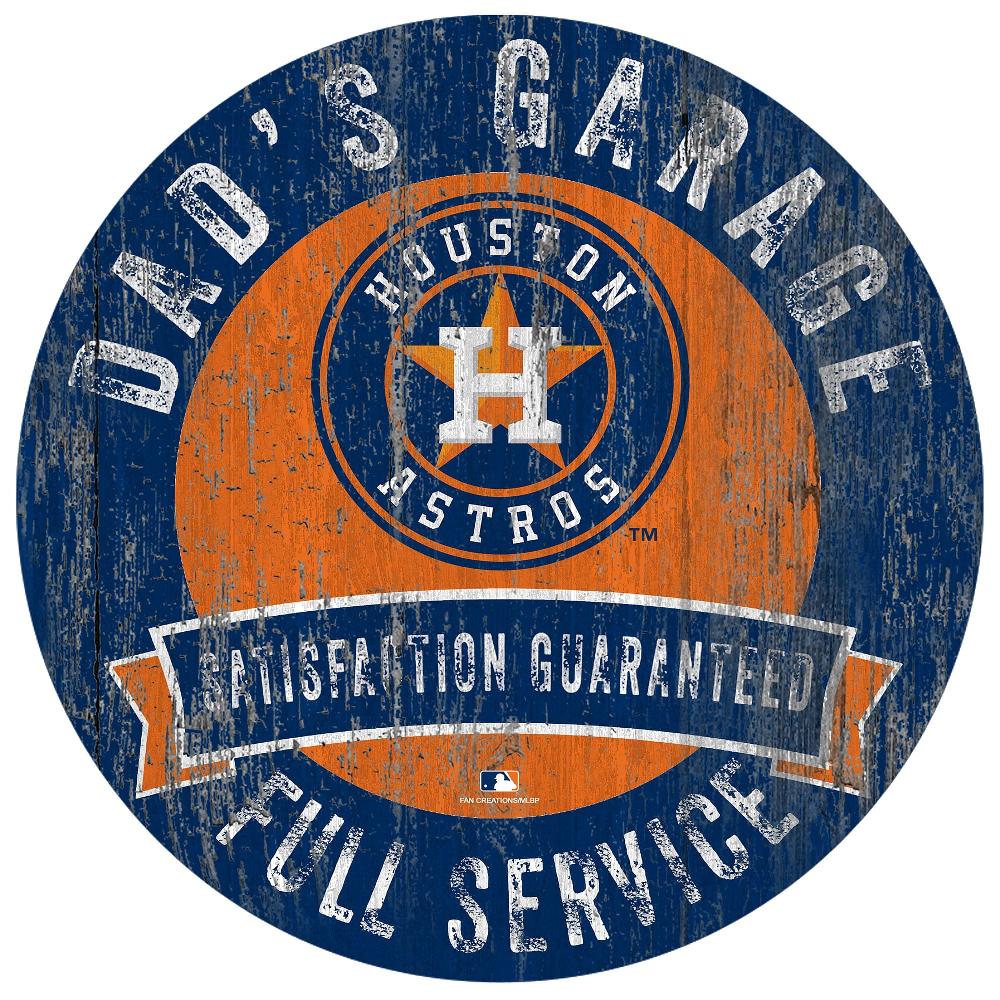 fan creations Houston Astros Dad's Garage Sign
