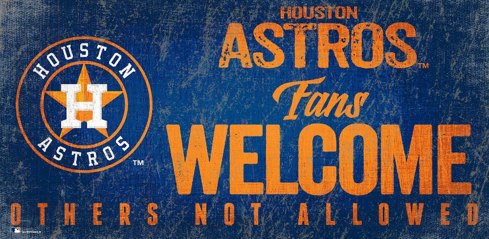 fan creations Houston Astros Fans Welcome Sign