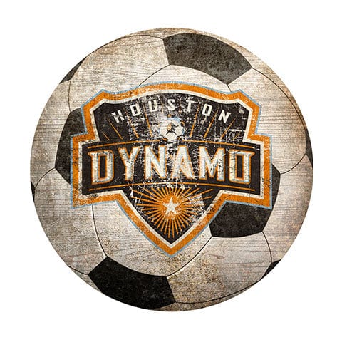 fan creations Houston Dynamo 12" Soccer Shaped Sign