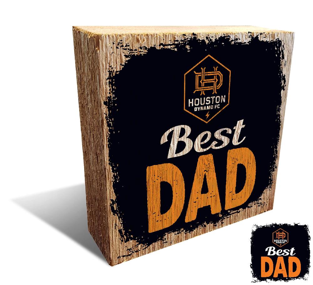 fan creations Houston Dynamo Best Dad Block