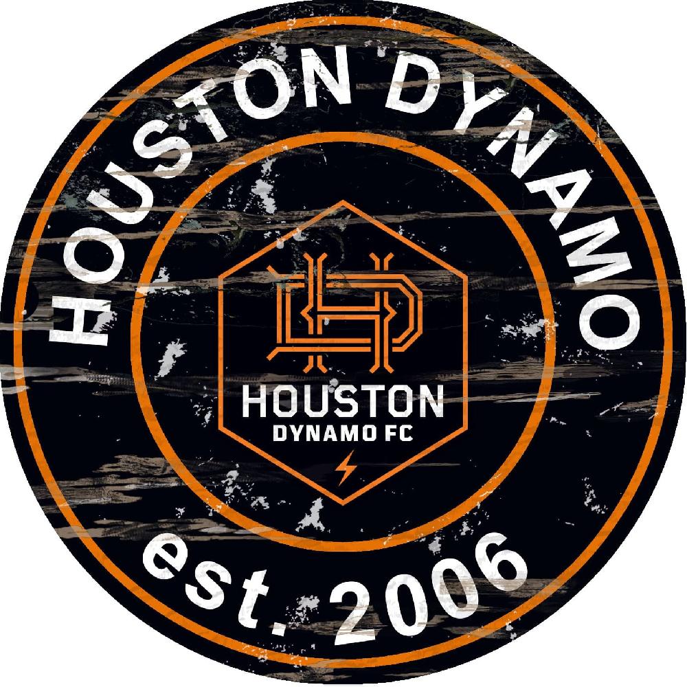 fan creations Houston Dynamo Distressed 24" Circle
