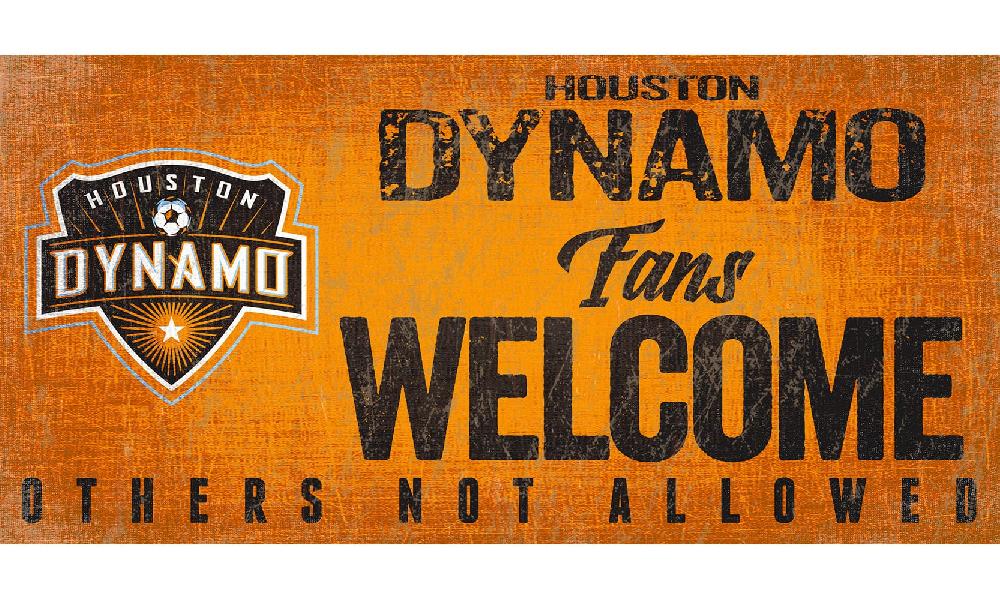 fan creations Houston Dynamo Fans Welcome Sign