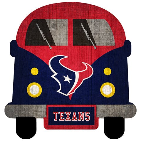fan creations Houston Texans 12" Team Bus Sign