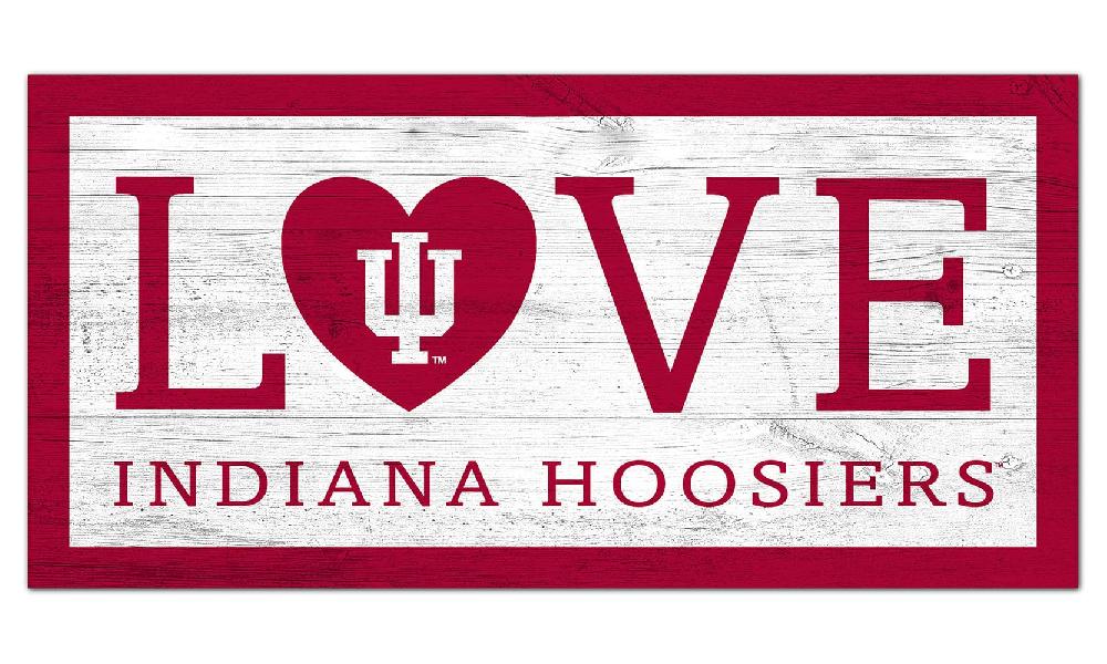 fan creations Indiana Love 6x12 Sign