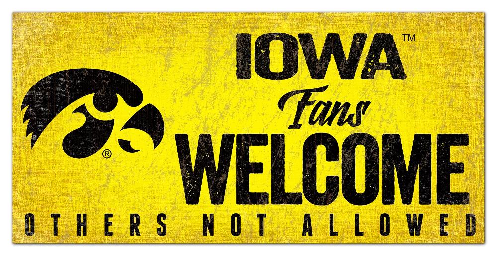 fan creations Iowa Fans Welcome Sign