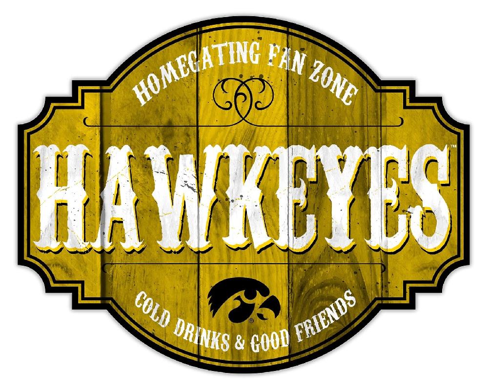 fan creations Iowa Homegating Tavern 12in Sign