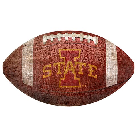 fan creations Iowa State 12" Football Shaped Sign