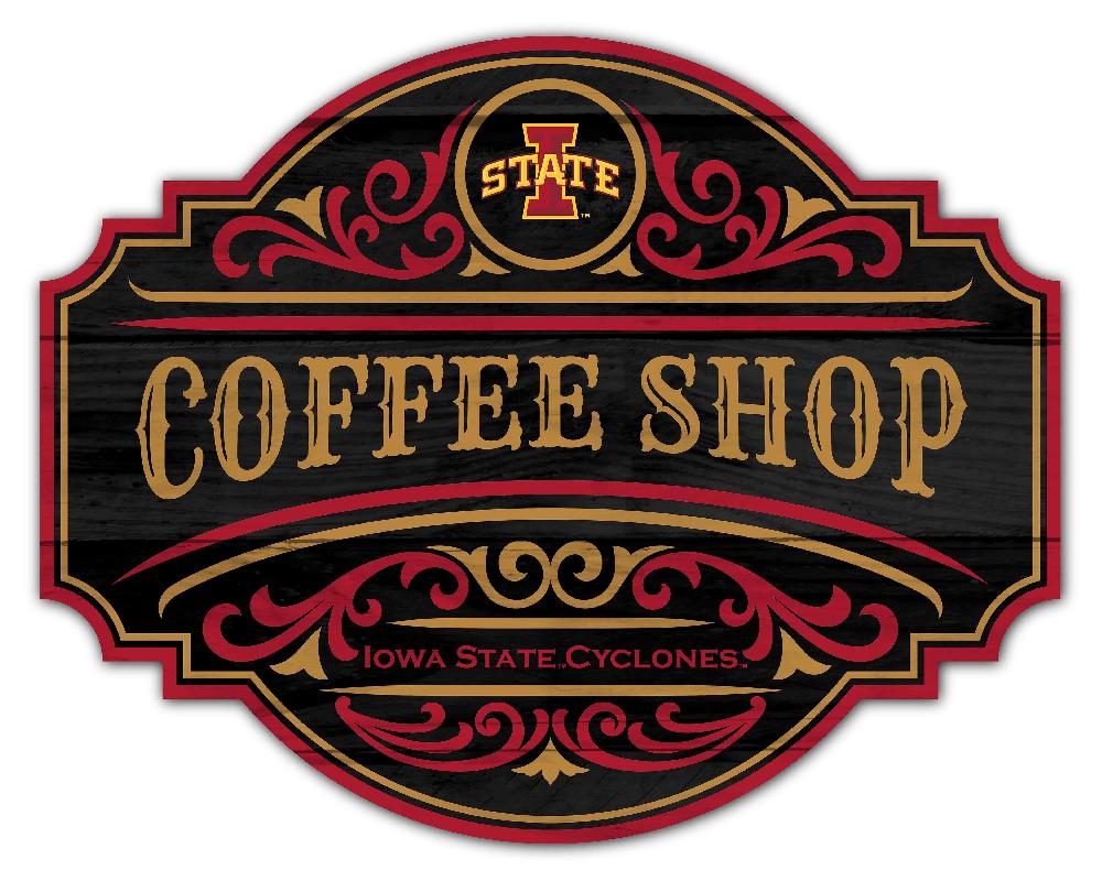 fan creations Iowa State Coffee Tavern Sign 24in