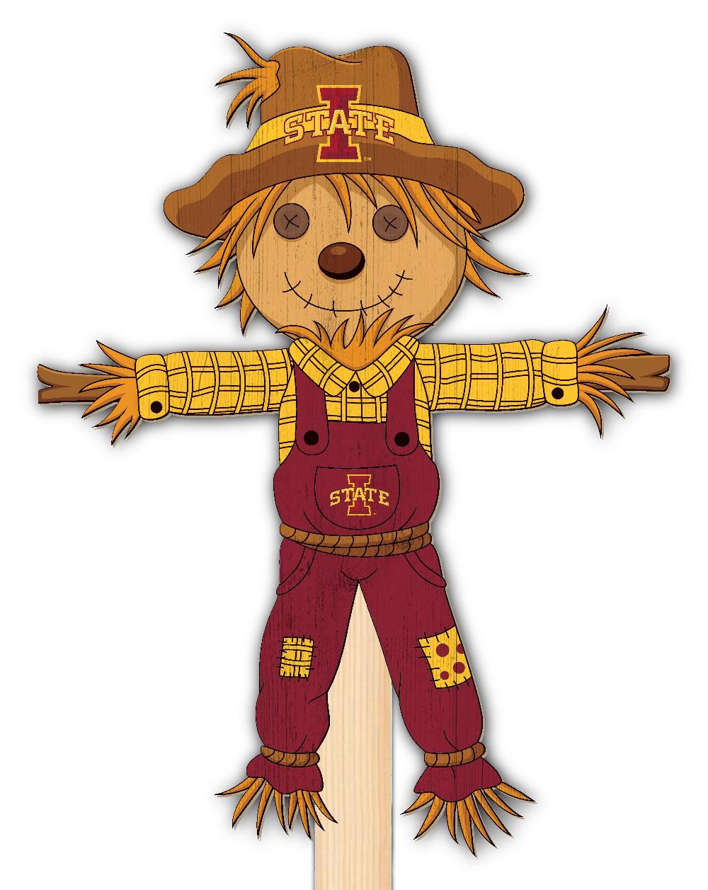 Fan Creations Iowa State Scarecrow Yard Stake