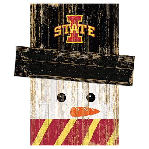 fan creations Iowa State Snowman Head